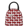 thumbnail image 1 of Disketp Cute Red Crab Bolsa Térmica para Almuerzo, Lonchera con Abertura Amplia y Gran Capacidad, Organizador Reutilizable para Mujeres, Hombres y Adultos, 1 of 6