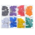 thumbnail image 4 of Shisuyan 160Pcs Assorted Color Plastic Iron Flag Push Pins Map Tacks For Travel Study Office Use, 4 of 8