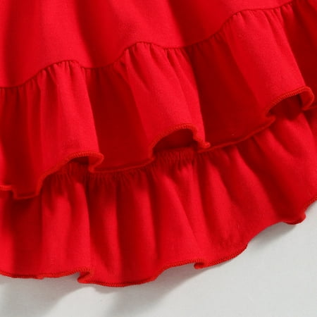

Cathalem Have Baby Toddler Girls Fly Sleeve Independence Day 4th Of July Ruffles T Shirt Tops Little Girl Clothes Size 7-8 Childrenscostume Red 18 Months
