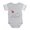 Heather Gray, variant on CafePress - Ladybug Alice - Cute Infant Baby Football Bodysuit