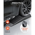 thumbnail image 5 of 4 PCS 20000 lbs GVW Capacity Car Ramps 2.56 in Lift Height Portable Low Profile Heavy Duty for Low Chassis Vehicle Home Garage Maintenance Oil Changes Support Jack, 5 of 6