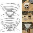 thumbnail image 4 of Outdoor Collapsible Coffee Filter Holder Camping Reusable Coffee Filter Dripper Large, 4 of 9