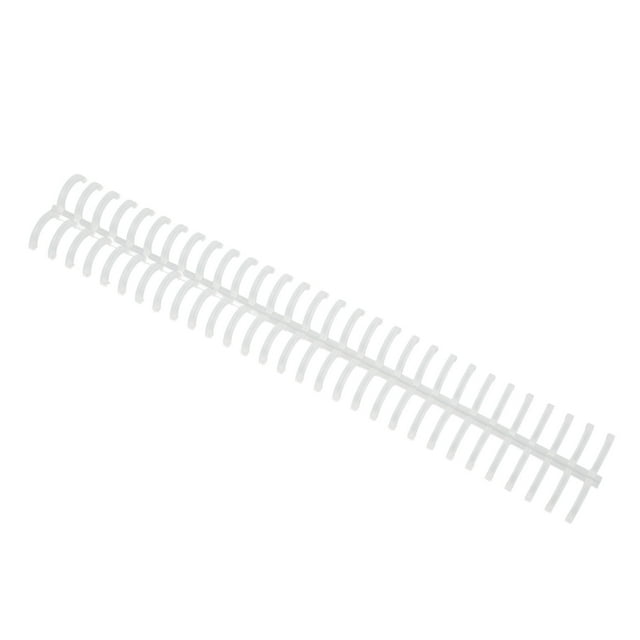 Sheet Binding Comb, Spiral Binding Coil 130 Sheets Capacity Easy Cutting 10Pcs For Page Transparent