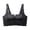 Black, variant on Women's Wireless Comfort Bra with Adjustable Convertible Straps and Seamless Back Closure,36