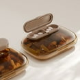 thumbnail image 1 of Neoyler Portable Organizer with 6 Compartments Daily Three Meal Storage for Week Travel Pocket Sized Box with Secure Moisture Proof Sealed Design Easy to Clean, 1 of 8