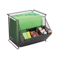thumbnail image 1 of Safco 2164BL Onyx Stackable Mesh Storage Bin 4-Compartment 14 x 15 1/2 x 11 3/4 Black (SAF2164BL), 1 of 2