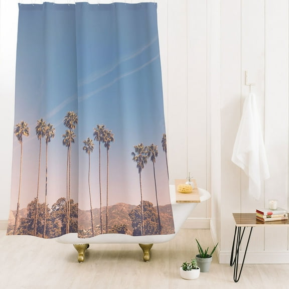Society6 Ann Hudec Golden State Of Mind Shower Curtain 71" x 74"