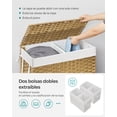 thumbnail image 3 of SONGMICS Cesto de Ropa Sucia con Tapa Extraíble y Bolsa Lavable 130 L, 3 of 5