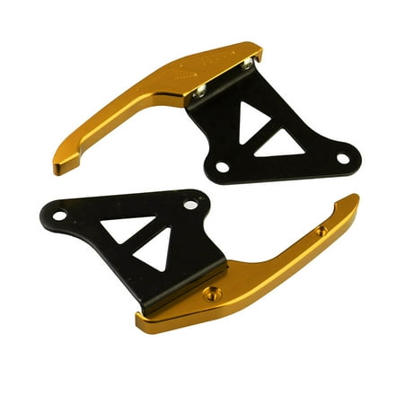 LULULION 1 Pair Motorcycle Rear Passenger Grab Rail Aluminum Alloy for Travel Riding