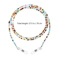 thumbnail image 5 of 2pcs Eyeglass Chains Handmade Colorful Beads Sunglasses Retainer Neck Strap Cord Eyewear Lanyard, 5 of 5