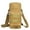Khaki, variant on Men Crossbody Bag Water Bottle Holder Bag Nylon Travel Gear Pouch Messenger Shoulder Bag with Zipper for Outdoors Hiking Cycling Climbing