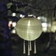 thumbnail image 1 of Bombilla Lámpara de farol de nailon solar, impermeable, luz colgante, decoración de festival (beige) Wdftyju Para estrenar, 1 of 6
