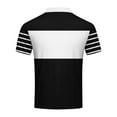 thumbnail image 3 of Fnooota Mens Polo Shirts with Collar, Pullover Athletic Casual Summer Short Sleeve Shirts Black Size XL, 3 of 4