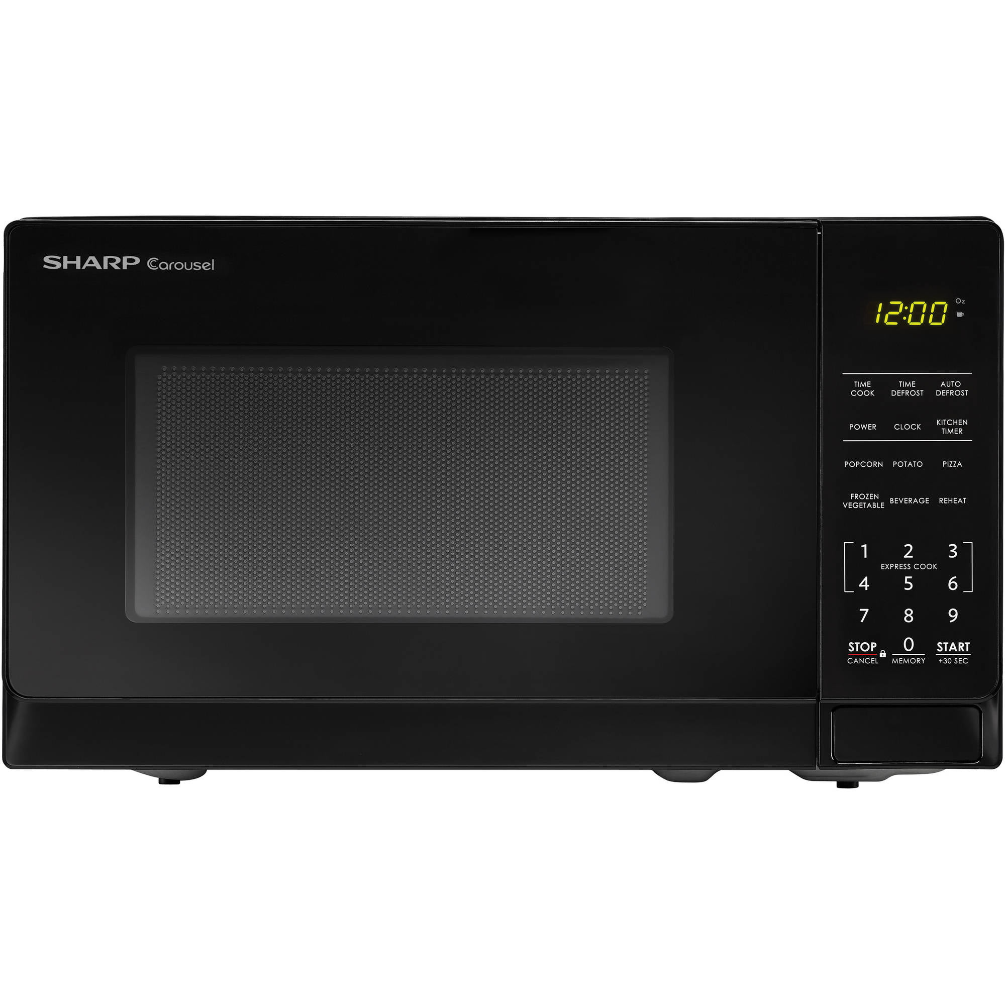 Sharp ZSMC0710BB 0.7 Cu. Ft. Microwave, Black - Walmart.com