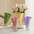 thumbnail image 3 of Petal Glass Vase , Centerpieces, Home Decoration, 3 of 6