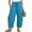 88#Dark Blue, variant on Women Summer Striped Harem Pants Flowy Baggy Casual Wide Leg Trousers Drawstring Boho Palazzo Pants with Pockets Pink L