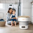 thumbnail image 1 of Cherish Portable Washing Machine - 2.5kg Mini Washer for Apartments - Gray, 1 of 7
