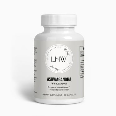 Living Holistic Wellness Ashwagandha 60 Capsules, One Size