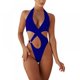 thumbnail image 1 of Traje de baño monokini de una pieza con corte alto y cintura alta para mujer, 1 of 8