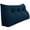 Blue, variant on Johnear Large Rest Reading Wedge Pillows Bolster Headboard Backrest Pillow Velvet Cushion Lumber Backrest Daybed Positioning Sofa Bed Rest Reading Pillow Triangular Upholstered (Gray，Small)
