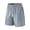 Womens shorts Light Gray, variant on TrendOFT Women's Quick Dry Shorts Drawstring High Waisted Bermuda Athletic Running Shorts with Pockets Black L