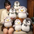 thumbnail image 4 of Juguetes de peluche de pingüino suave, almohada Huggable Kawaii para niños, pareja de peluche, muñeca de bebé de pingüino, regalo de cumpleaños para niños y niñas, 4 of 4