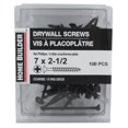 thumbnail image 2 of 100 Pack #7 x 2-1/2" Coarse Thread Drywall Screws, 2 of 2