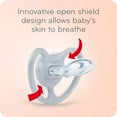 thumbnail image 4 of NUK Space Orthodontic Pacifiers, 0-6 Months, 2-Pack, 4 of 10