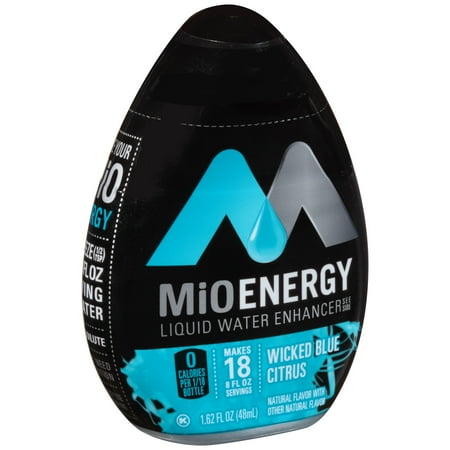 Blue Lapis Enhancer - (3 Pack) Mio Energy Liquid Water Enhancer, Wicked Blue Citrus, 1.62 Fl Oz, 1 Count