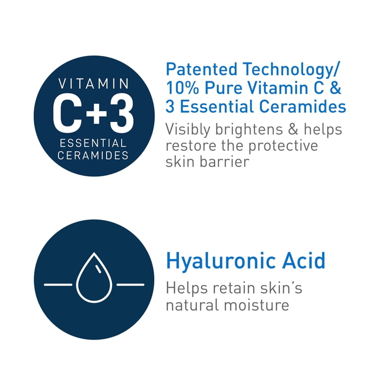 美容液 Vivus SPI:CURE CICA V.SERA 30ml CeraVe Skin Renewing Vitamin C Serum, 1 fl oz, Brightening