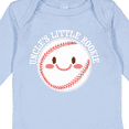 thumbnail image 4 of Inktastic Uncle's Little Rookie- baseball Boys or Girls Long Sleeve Baby Bodysuit, 4 of 5