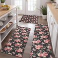 thumbnail image 2 of Pioneer Flower Floral Print Pattern Kitchen Rugs Sets Of 3,Kitchen Runner Rugs Non Skid Washable,Decorative Kitchen Floor Mats for Kitchen,Sink,Laundry,17"x30"+ 17"x47" + 17"x59", 2 of 6