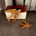 thumbnail image 4 of Dserhfy 1/2Pcs Carving Swallow Wall Sculpture Decoration Golden Flying Bird Wall Art Home Bedroom Living Room Bathroom Wall Decorative Sign, 4 of 8