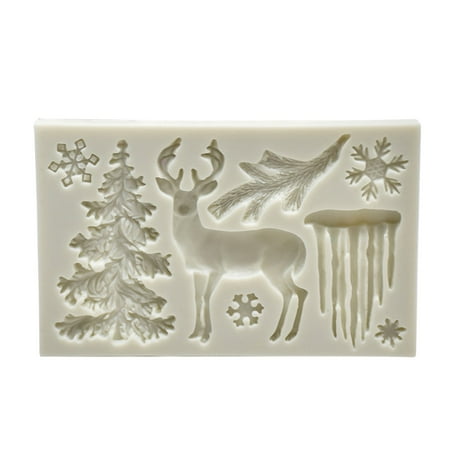 

Yotyukeb Mold For Chocolate Round Cake Shape Jelly Silicone Holes Soap Cake Mould White
