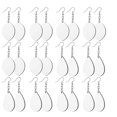 thumbnail image 1 of 1 Set DIY Heat Transfer Earrings Blank Earrings Hand-made Jewelry Material, 1 of 9
