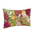thumbnail image 2 of EasygdpBright Mushrooms Polyester Fiber Double-Sided Pillowcase,Super Soft,Comfortable And Luxurious Pillowcase,Not Easy To Break Or Deform- 16"X24", 2 of 9
