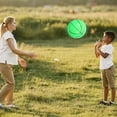 thumbnail image 1 of OUNONA Inflatable Glow Basketball Green PVC Material Easy to Carry for Outdoor and Room Basketball, 1 of 6