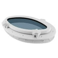 thumbnail image 2 of 400x200mm ( 15 X 8 inch) Boat Oval Porthole Window with White Hole &, 2 of 6
