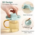 thumbnail image 3 of 3PCS Tea Bag Mug Topper, Cat-Designed Cup Silicone Cup Covers, 4 Inch Silicone Tea Bag Holder & Squeezer with Tea Bag Holder Mug Lid, Dishwasher Safe, for Coffee Milk Tea, 3 of 8