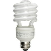 Mini ampoule fluocompacte torsadée de 23 W à culot moyen, blanc doux, paquet de 4