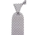 thumbnail image 5 of Black and White Checkered Necktie - Black & White Tie for Groom, 5 of 6