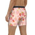 thumbnail image 6 of Mens Underwear, Cute Strawberry Painting Mens Underwear Boxer Briefs, Soft Breathable Underwear Long Leg For Men, 6 of 8