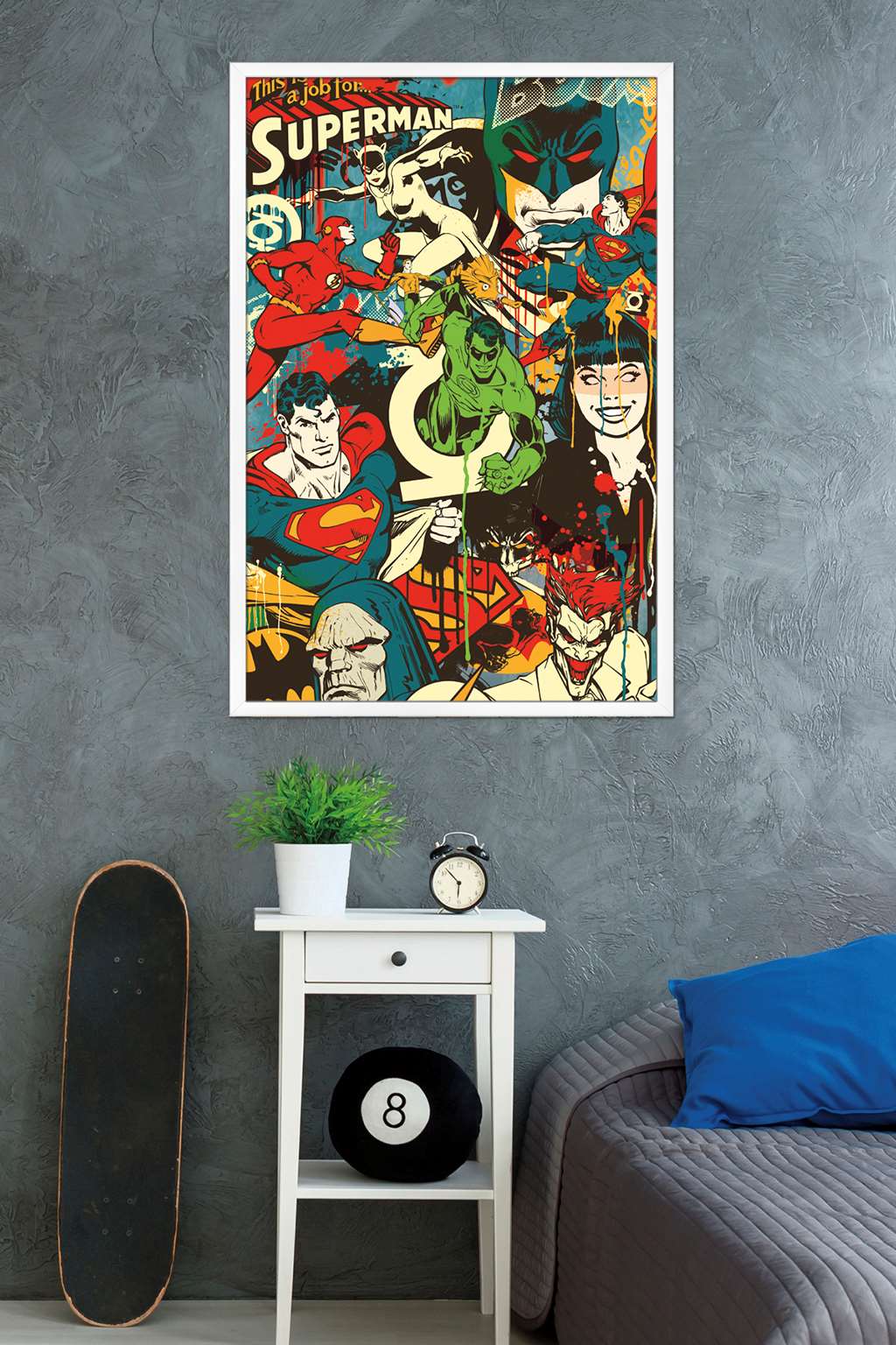 DC Comics - Justice League - This Looks Like A Job Wall Poster, 22.375" x 34", Framed