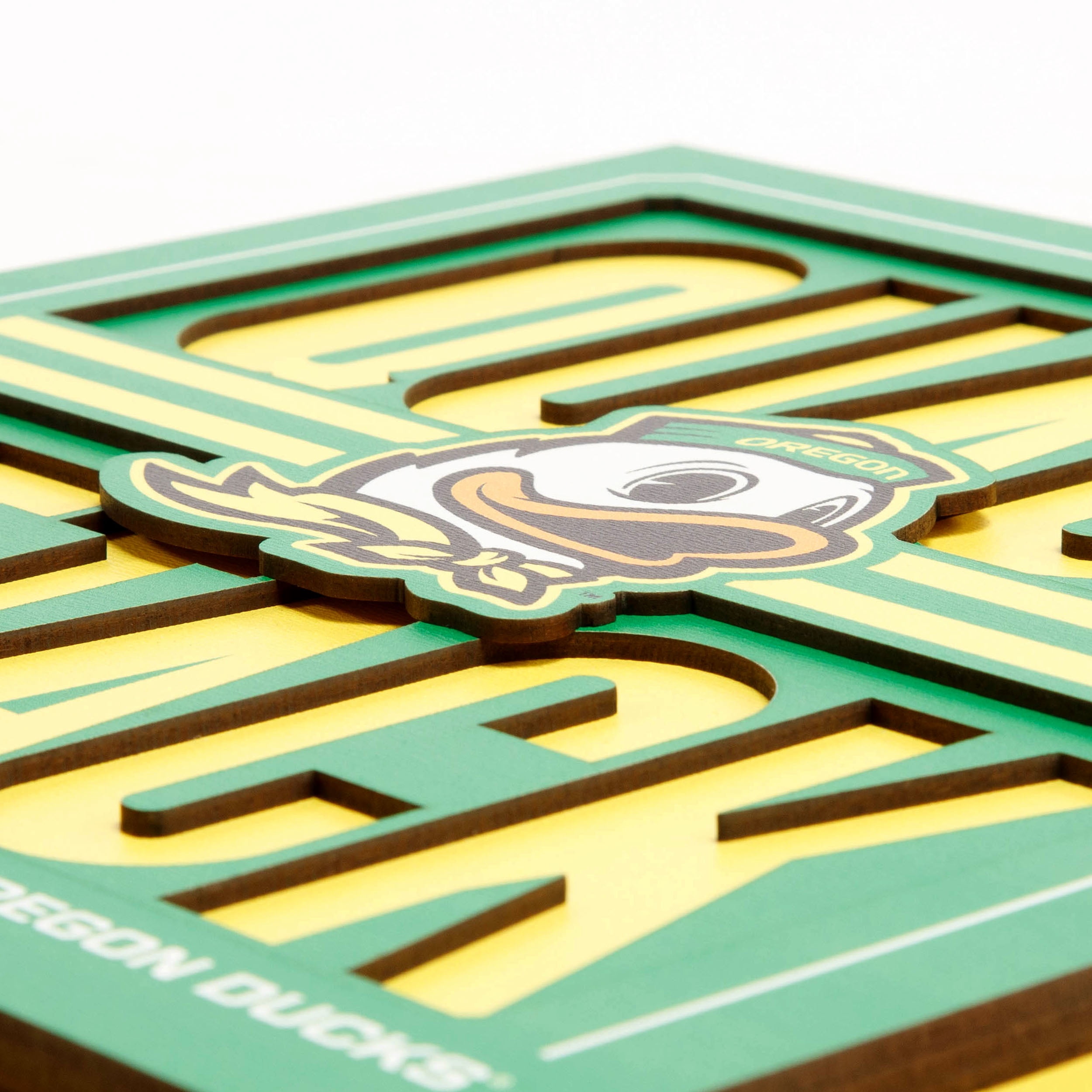 YouTheFan NCAA Oregon Ducks Slogan Series 3D Wall Art