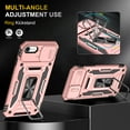 thumbnail image 5 of LeYi iPhone 8 Case, iPhone 7 Case, iPhone SE 2022 Case with Screen Protector[2 Pack], [Slide Camera Cover Protection] Military Grade Shockproof Full Body Protective Cover for iPhone 8/7 Case-Rose Gold, 5 of 9
