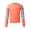 Orange, variant on iEFiEL Kids Girls Long Sleeve Print Swim Tops UPF50 Rash Guard Swimming Shirt Pool Beach Bathing Tops Swimwear Hot Pink 14