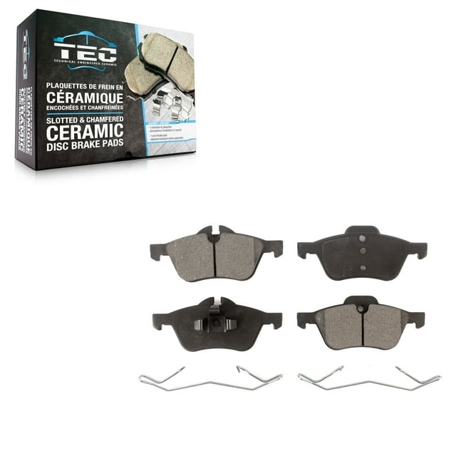 TEC Front Ceramic Disc Brake Pads TEC-939 for Car 2002-2008 Mini Cooper with 276mm Diameter Rotor