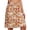 Orange Flower, variant on Pinspark Women' 20" Knee Length Skorts Golf Skirt Tennis Long Skorts Modest Skirts Stretchy Athletic Active Skorts with Pockets