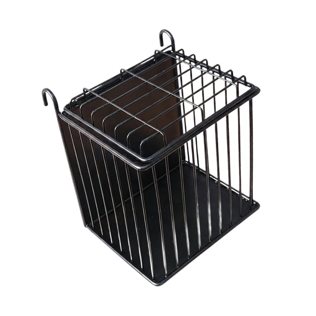 Soporte para heno de conejo, comedero para heno de cobaya para jaula, contenedor con gancho para hámster 26 cm x 275 cm x 315 cm