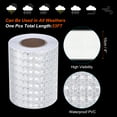 thumbnail image 3 of Unique Bargains Reflective Tape, 4' x 33 Ft Waterproof High Visibility Warning Safety Tape, White, 3 of 6